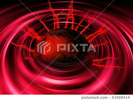 Abstract red virus Abstract red virus 63909414
