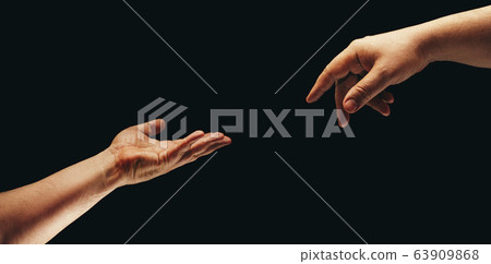 hope for help - hand to hand template 63909868