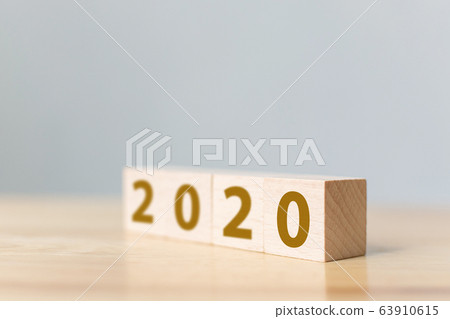 New year resolution 2020 concept 63910615