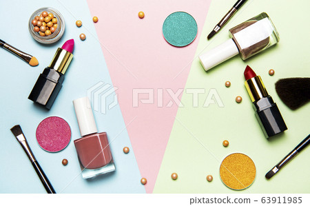 Set of decorative cosmetics Set of decorative cosmetics 63911985