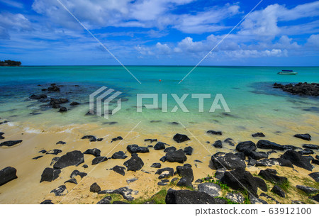 Beautiful seascape of Mauritius Island Beautiful seascape of Mauritius Island 63912100