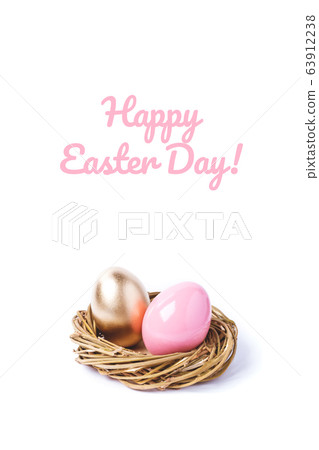 Easter colored eggs. 63912238