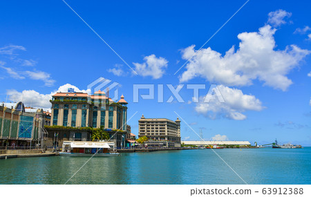 Skyline of Port Louis, Mauritius 63912388