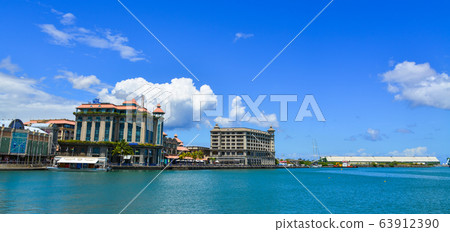 Skyline of Port Louis, Mauritius 63912390