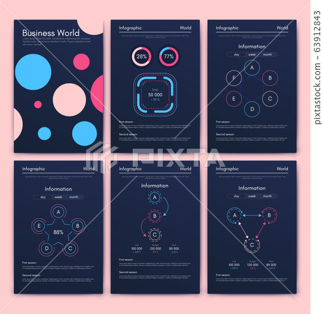 Modern infographic vector elements for business Modern infographic vector elements for business 63912843