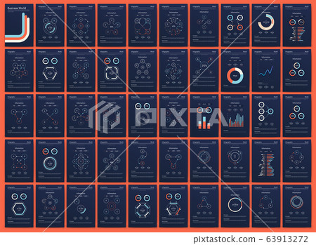 Modern infographic vector elements for business Modern infographic vector elements for business 63913272