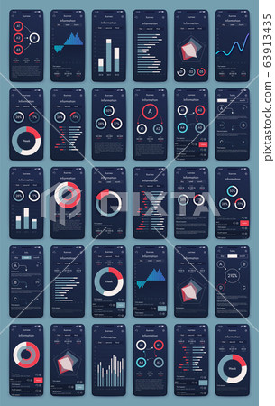 Modern infographic vector elements for business Modern infographic vector elements for business 63913435