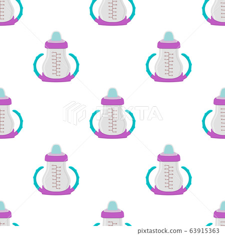 kit baby milk in clear bottle with rubber pacifier kit baby milk in clear bottle with rubber pacifier 63915363