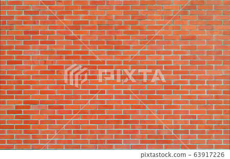 Brick wall texture background in red tone Brick wall texture background in red tone 63917226