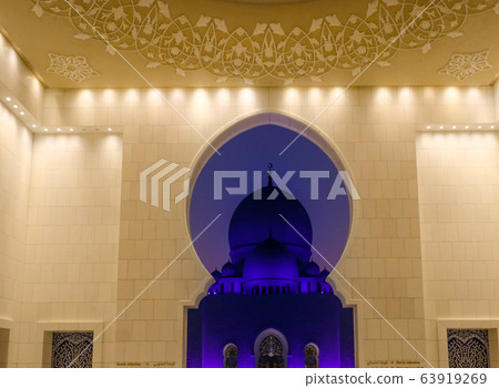 點亮世界上最美麗的清真寺謝赫·扎耶德清真寺 63919269