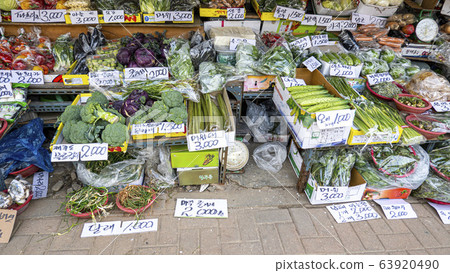 Traditional market, street stall Traditional market, street stall 63920490