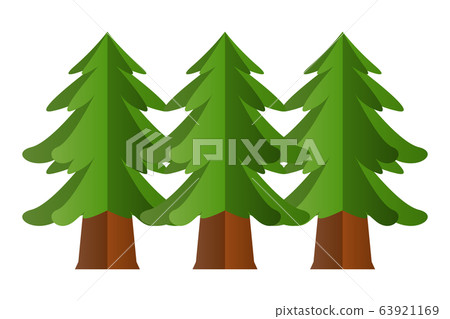 conifers clipart house