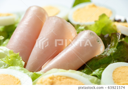 火腿雞蛋蔬菜沙拉,主要是里脊火腿。 火腿雞蛋蔬菜沙拉,主要是里脊火腿。 63921574