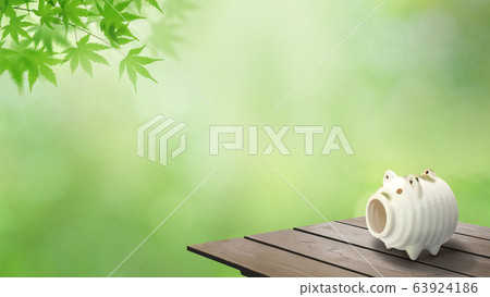 Background-Japanese-Japanese-Summer-Mosquito incense stick-Endai-Autumn leaves 63924186