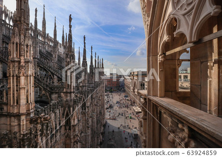 Milan as seen from the Duomo 63924859