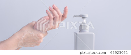 Hand washing epidemic Foam Foam Foam fertilizer hand washing soap Hand washing coronavirus soap 63925051