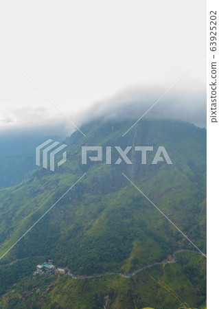 Mountain landscape, green slopes. Beauty of Mountain landscape, green slopes. Beauty of 63925202