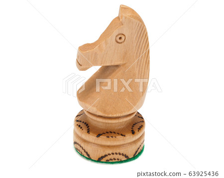 white knight chess figure 63925436