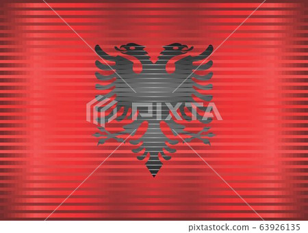 Shiny Grunge flag of the Albania 63926135