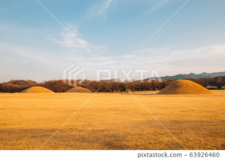 Inwang-dong tomb complex, ancient ruins in Gyeongju, Korea 63926460