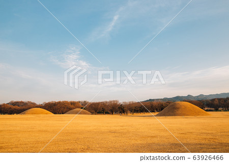 Inwang-dong tomb complex, ancient ruins in Gyeongju, Korea 63926466
