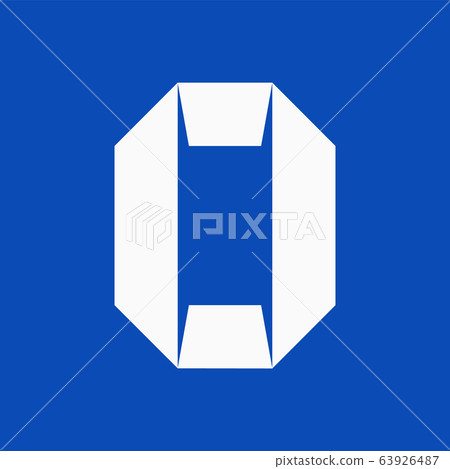 letter O cut out from white paper 63926487