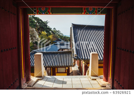 Bulguksa Temple UNESCO World Heritage Korean old architecture in Gyeongju, Korea Bulguksa Temple UNESCO World Heritage Korean old architecture in Gyeongju, Korea 63926921