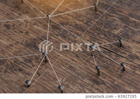Connecting networks concept - network connected Connecting networks concept - network connected 63927285