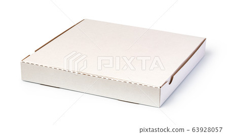 unlabeled paper pizza box 63928057