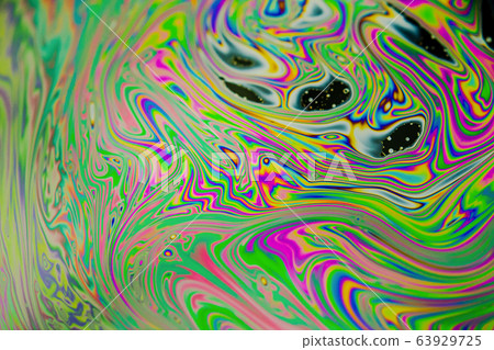 Close up soap bubble background. Psychedelic Close up soap bubble background. Psychedelic 63929725