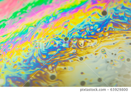 Close up soap bubble background. Psychedelic Close up soap bubble background. Psychedelic 63929800