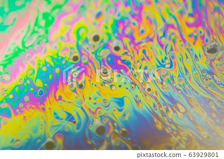 Close up soap bubble background. Psychedelic Close up soap bubble background. Psychedelic 63929801