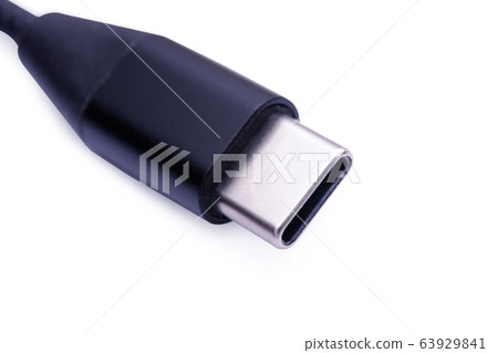 USB Type C, USB-C isolated on white background USB Type C, USB-C isolated on white background 63929841