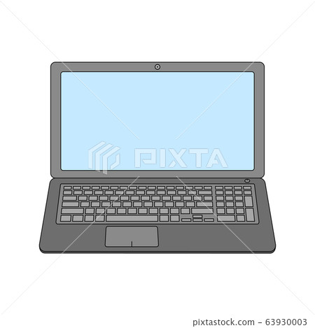 Laptop. Flat vector illustration icon. Stylish computer symbol isolated on a white background. The screen can be used as a place for text and art. Monitor as a frame. For web design, banners, etc. Laptop. Flat vector illustration icon. Stylish computer symbol isolated on a white background. The screen can be used as a place for text and art. Monitor as a frame. For web design, banners, etc. 63930003