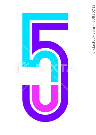 Trendy Font. New Alphabet, colorful letter Trendy Font. New Alphabet, colorful letter 63930712