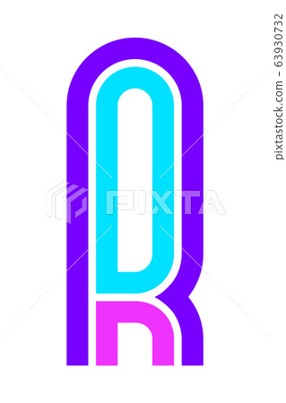 Trendy Font. New Alphabet, colorful letter Trendy Font. New Alphabet, colorful letter 63930732