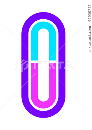 Trendy Font. New Alphabet, colorful letter Trendy Font. New Alphabet, colorful letter 63930735