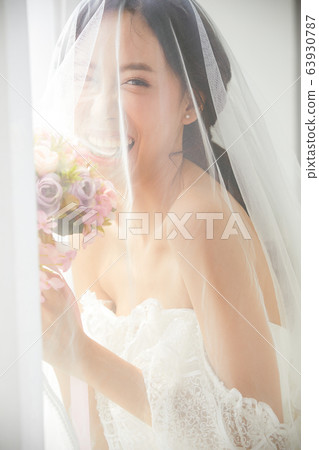 Woman bride marriage wedding bouquet dream June bride Woman bride marriage wedding bouquet dream June bride 63930787