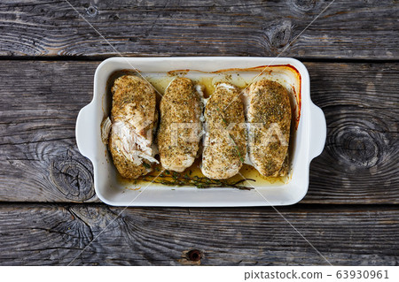 Fillet baked with american classic ranch seasoning Fillet baked with american classic ranch seasoning 63930961