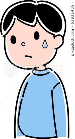 A boy who is confused and sad - Stock Illustration [63931465] - PIXTA