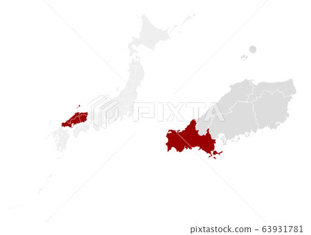 [山口縣]中國地方地區 63931781