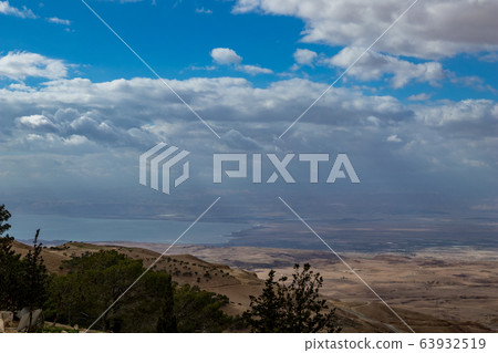 Landscape, Promised Land from Mount Nebo, Jordan Landscape, Promised Land from Mount Nebo, Jordan 63932519