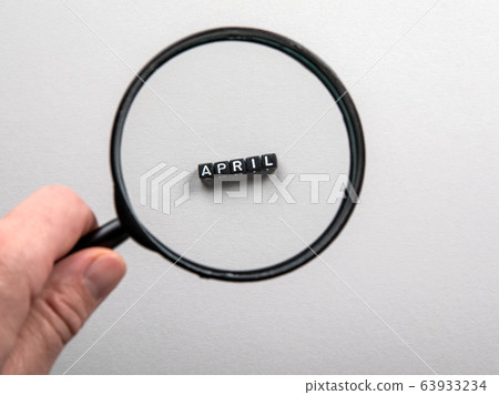 April. Time planning, luck, Easter and a fun day concept April. Time planning, luck, Easter and a fun day concept 63933234