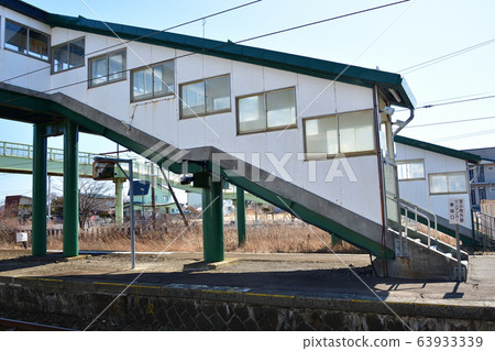 拍攝北海道白老町JR oi野站的早春照片 拍攝北海道白老町JR oi野站的早春照片 63933339