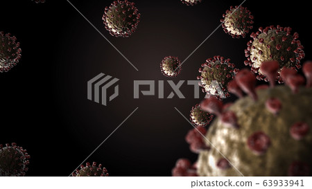 The Corona Virus SARS CoV 2 - Covid 19 disease - Stock Illustration ...