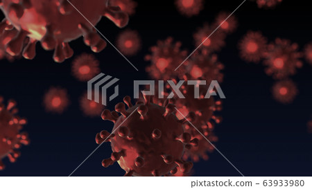 The Corona Virus SARS CoV 2 - Covid 19 disease - Stock Illustration ...