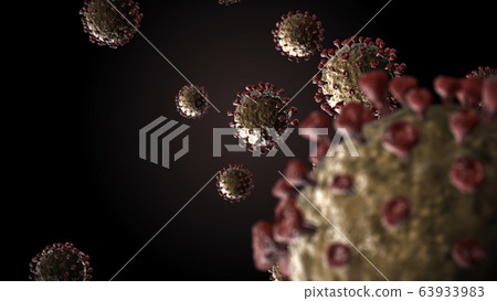 The Corona Virus SARS CoV 2 - Covid 19 disease - Stock Illustration ...