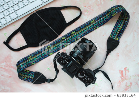 Freelance photographer quarantine home office 63935164