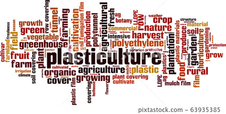 Plasticulture word cloud 63935385