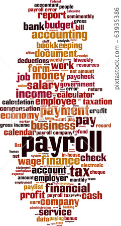 Payroll word cloud - Stock Illustration [63935386] - PIXTA